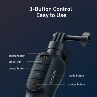 Telesin Floating Remote Selfie Stick For DJI Osmo Action 6/5 Pro/4 8