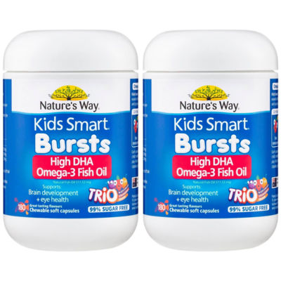 Nature's Way [Bundle of 2] Nature's Way Kids Smart Omega-3 Fish Oil Trio (180 Soft Capsules) 1