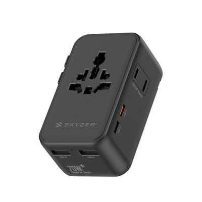 SKYZER PD174BK | 70W GaN III Ultra-Slim Travel Adapter 3