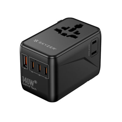SKYZER PD175BK | 140W GaN Fast-Charging Travel Adapter 7