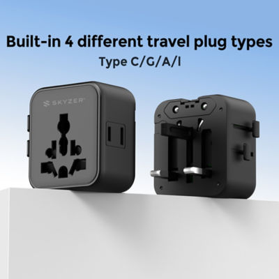 SKYZER PD151BK | Ultra-Slim Multi-Nation Travel Adapter 10