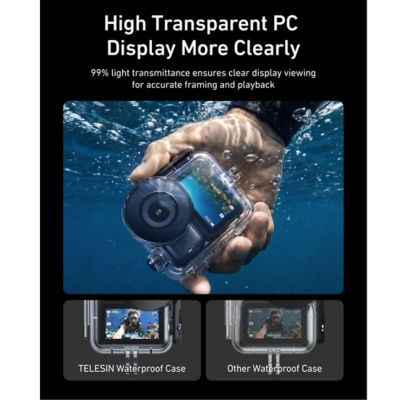 Telesin 60m Waterproof Dive Case for DJI Osmo Nano 10
