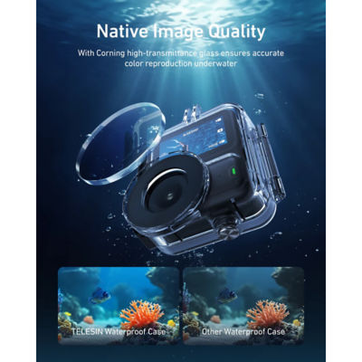Telesin 60m Waterproof Dive Case for DJI Osmo Nano 8