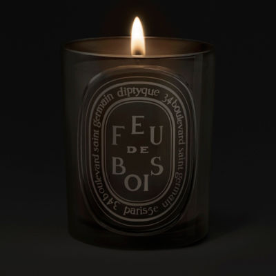 DIPTYQUE Grey Candle Feu De Bois 4