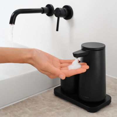 SIMPLEHUMAN Sensor Pump Foam with Rinse Cup - Black 5