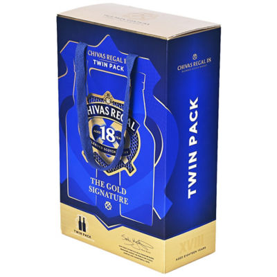 Chivas Regal 18 Year OLD Scotch Whisky Twin Pack (2 X 1000ML)