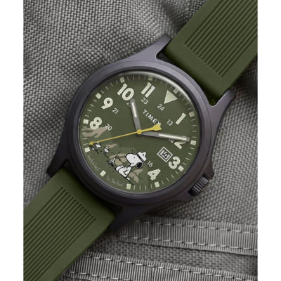 Timex PEANUTS 40mm Watch - Green (TW2Y84600) 6