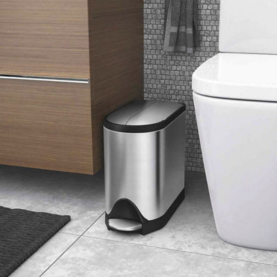 SIMPLEHUMAN 10L Butterfly Step Can - Brushed 4
