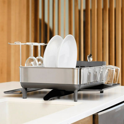 SIMPLEHUMAN Steel Frame Dishrack - Brushed 5