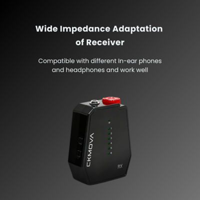 CKMOVA Vocal G V11 Wireless In-Ear Monitor System for 1/4" TS with ME-E1 Earphones (1T1R) 6