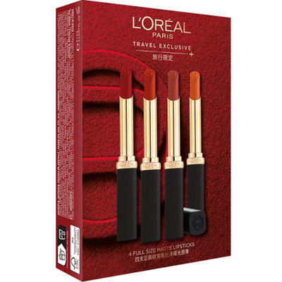 L'ORÉAL PARIS 欧莱雅纷泽哑光唇膏四支装 2