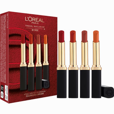 L'ORÉAL PARIS 欧莱雅纷泽哑光唇膏四支装 3