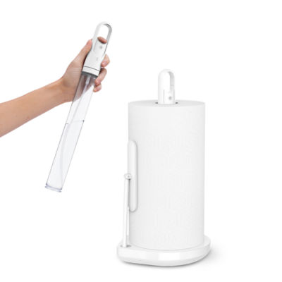 SIMPLEHUMAN Paper Towel Holder With Spray - White 3