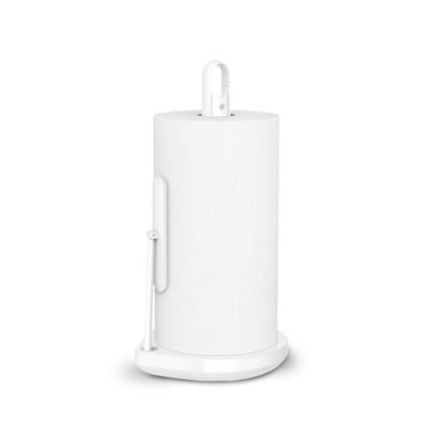 SIMPLEHUMAN Paper Towel Holder With Spray - White 4