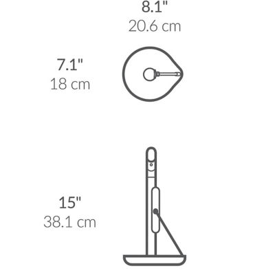 SIMPLEHUMAN Paper Towel Holder With Spray - White 6