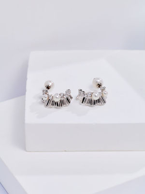 Pearly Lustre Top Grade Freshwater Pearl Earrings WE01040 | LADY BOSS 4