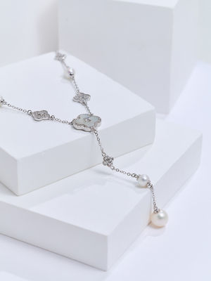 Pearly Lustre Top Grade Freshwater Pearl Necklace WN00887 | PERANAKAN 6