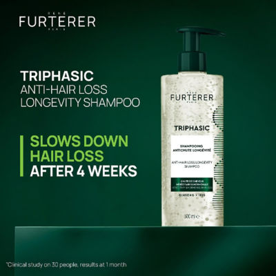 RENE FURTERER Triphasic Anti-Hair Loss Longevity Shampoo 500ml 5