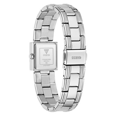 GUESS Women's 21mm Silver-Tone Stainless Steel Watch (GW1157L1) 3
