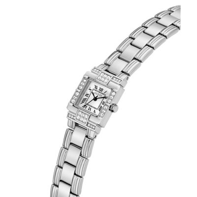 GUESS Women's 21mm Silver-Tone Stainless Steel Watch (GW1157L1) 4