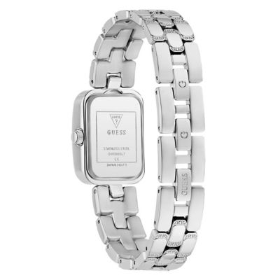 GUESS Women's 28mm Silver-Tone Stainless Steel Watch (GW0865L7) 3