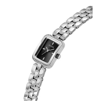 GUESS Women's 28mm Silver-Tone Stainless Steel Watch (GW0865L7) 4