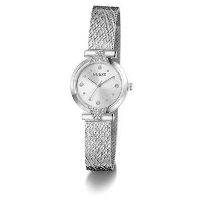 GUESS Women's 26mm Silver-Tone Mesh Watch (GW1086L1) 5