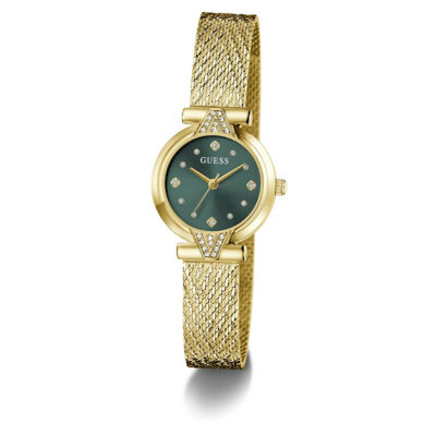 GUESS Women's 26mm Gold-Tone Mesh Watch (GW1086L2) 3