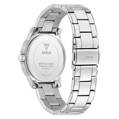 GUESS Women's 36mm Silver-Tone Stainless Steel Watch (GW0861L7) 3