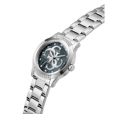GUESS Women's 36mm Silver-Tone Stainless Steel Watch (GW0861L7) 4