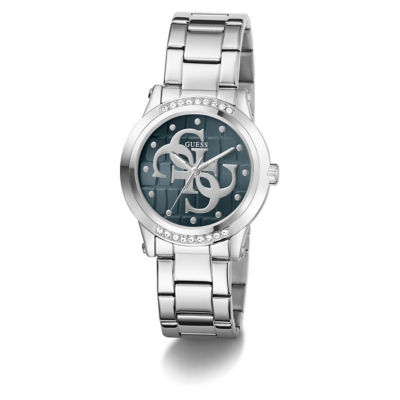 GUESS Women's 36mm Silver-Tone Stainless Steel Watch (GW0861L7) 5