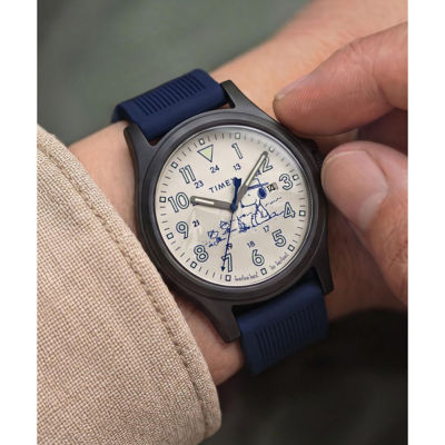 Timex PEANUTS 40mm Watch - Blue (TW2Y84700) 6
