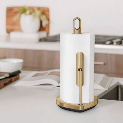 SIMPLEHUMAN Paper Towel Holder - Brass 3