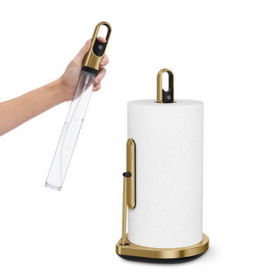 SIMPLEHUMAN Paper Towel Holder With Spray - Brass 3