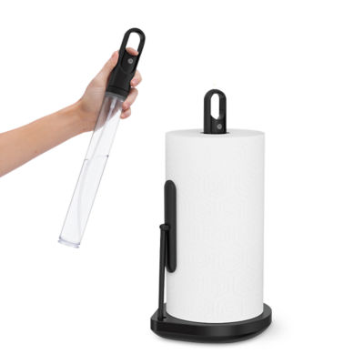 SIMPLEHUMAN Paper Towel Holder With Spray - Black 3