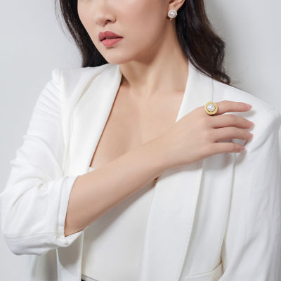 Pearly Lustre Clip-On Freshwater Pearl Earrings WE00601 3