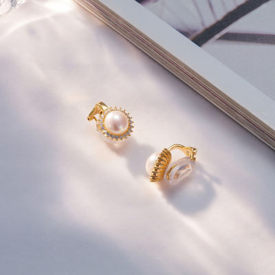 Pearly Lustre Clip-On Freshwater Pearl Earrings WE00601 4