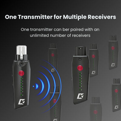 CKMOVA Vocal G V12 Wireless Audio System with Dynamic Microphone 6
