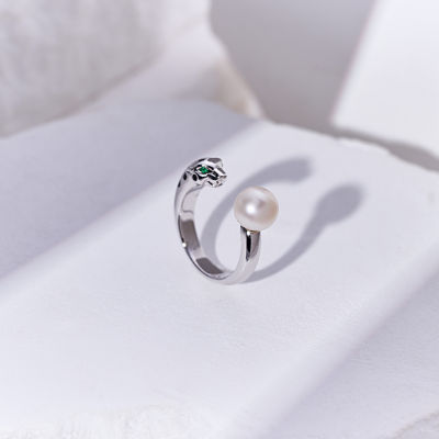 Pearly Lustre Leopard Freshwater Pearl Ring WR00366| SAFARI 4