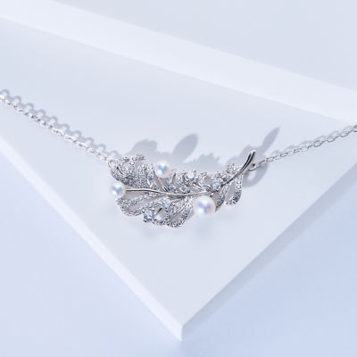 Pearly Lustre Top Grade Freshwater Pearl Necklace WN00836 | FEATHER 2