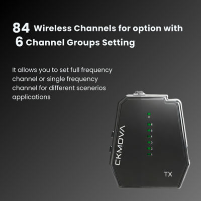CKMOVA Vocal G V14 Wireless Audio System with LPM1 Headset Microphone 4