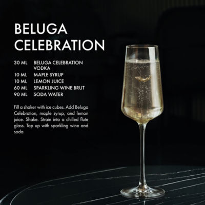 BELUGA CELEBRATION VODKA 40% 1000ML 3