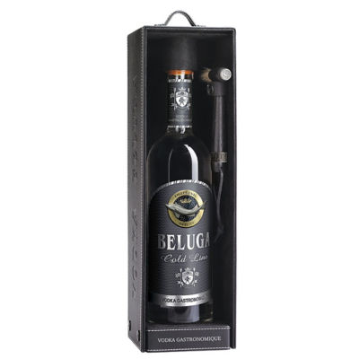 Beluga Gold Line Vodka Leather Gift Pack 40%