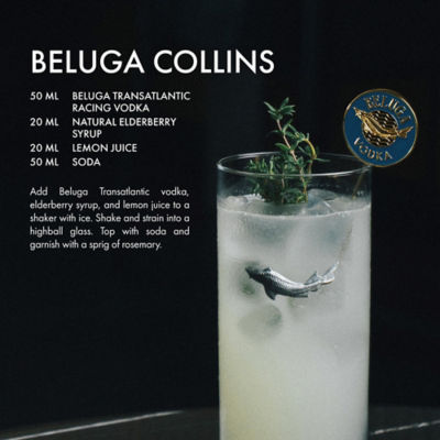 BELUGA TRANSATLANTIC RACING VODKA 40% 1000ML 4