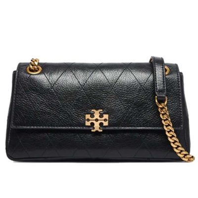 TORY BURCH Small Charlie Quilted Shoulder Bag Black 185829 1