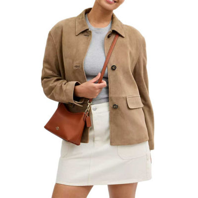 COACH Laurel Small Shoulder Bag Tan CBH68 6