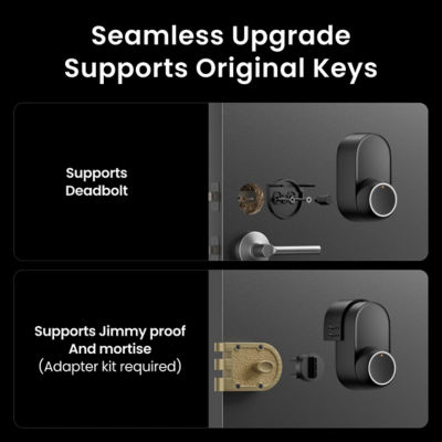 SwitchBot Lock Ultra Smart Door Lock (EU Version)-Silver 6