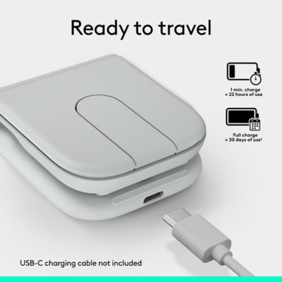 LOGITECH Mobi Fold Ultra-portable wireless mouse 4