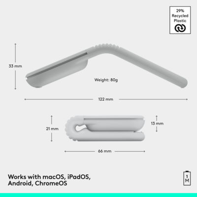 LOGITECH Mobi Fold Ultra-portable wireless mouse 9
