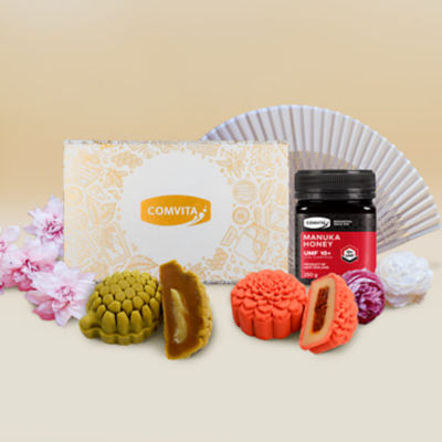 Comvita The Eastern Dreamscape Mooncake Gift (Box of 2) with UMF 10+ Manuka Honey 250g 4